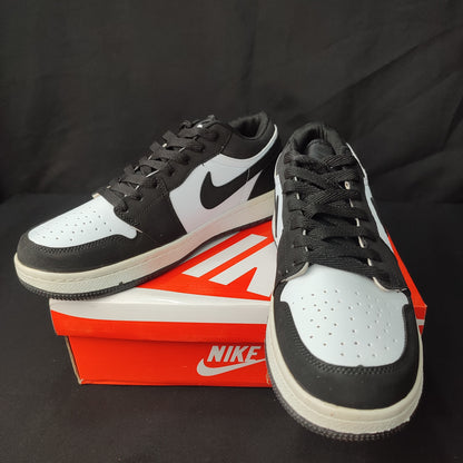 Nike Air Jordan 1 Low Panda Black Logo (Black/White) (CLASS TYPE QUALITY ONLY)