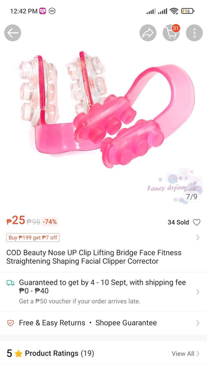 Nose Up Lifting Shaping Clip(No Packaging)