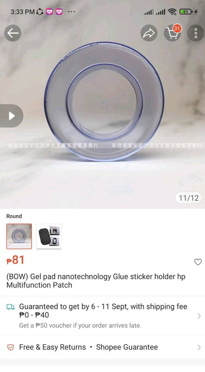 Gel Pad Nanotechnology - Transparent