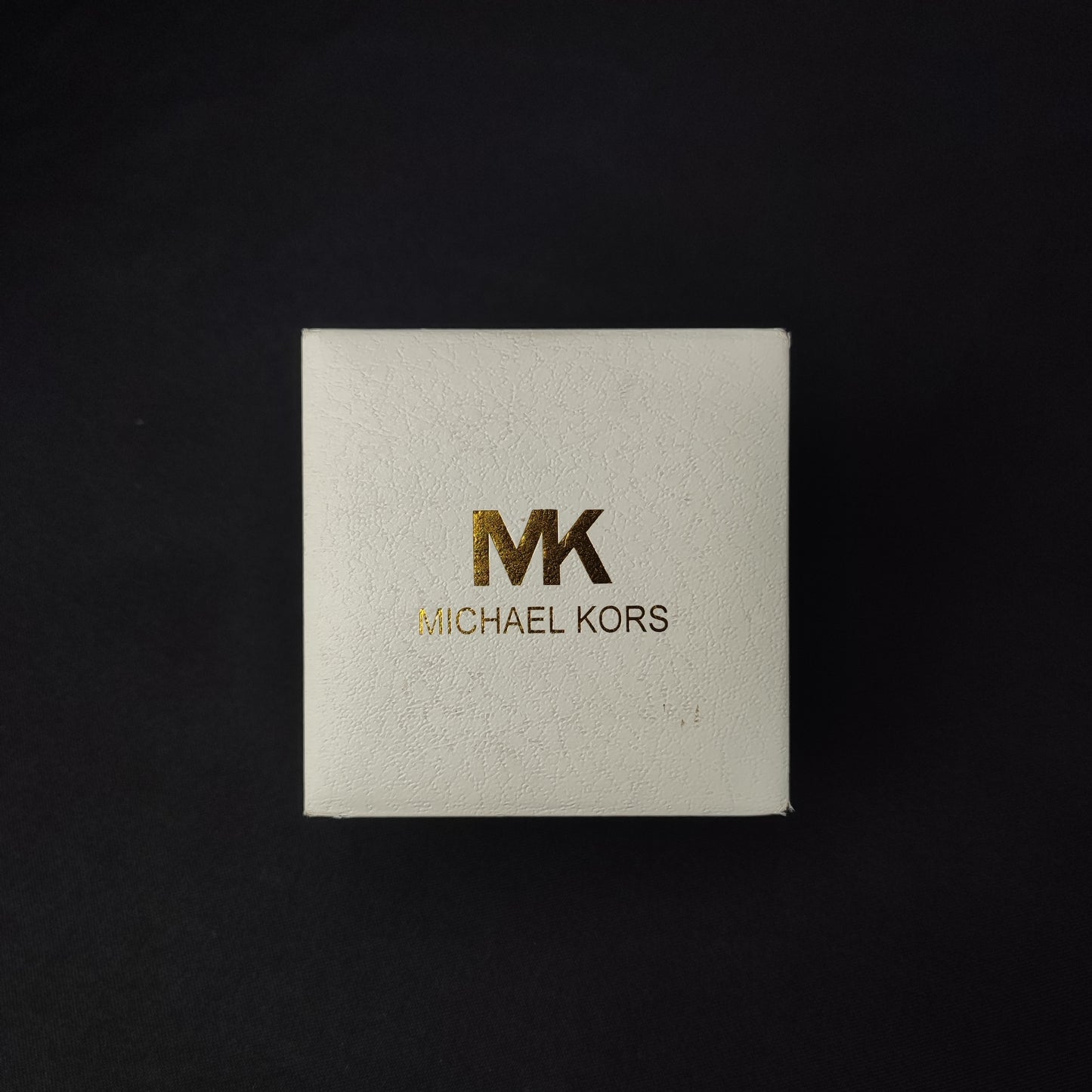 Michael Kors 3 Gold Analog Men's Watch - White Hour Hand with MK Quality Box