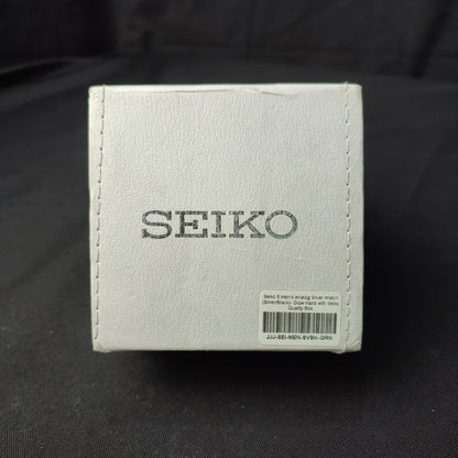 Seiko 5 Men's Analog Silver Watch Glow Hand with Seiko Quality Box