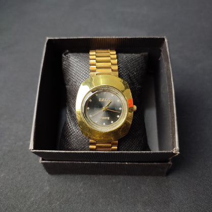 Rado Diastar Men's Gold Analog Watch with Regular Box