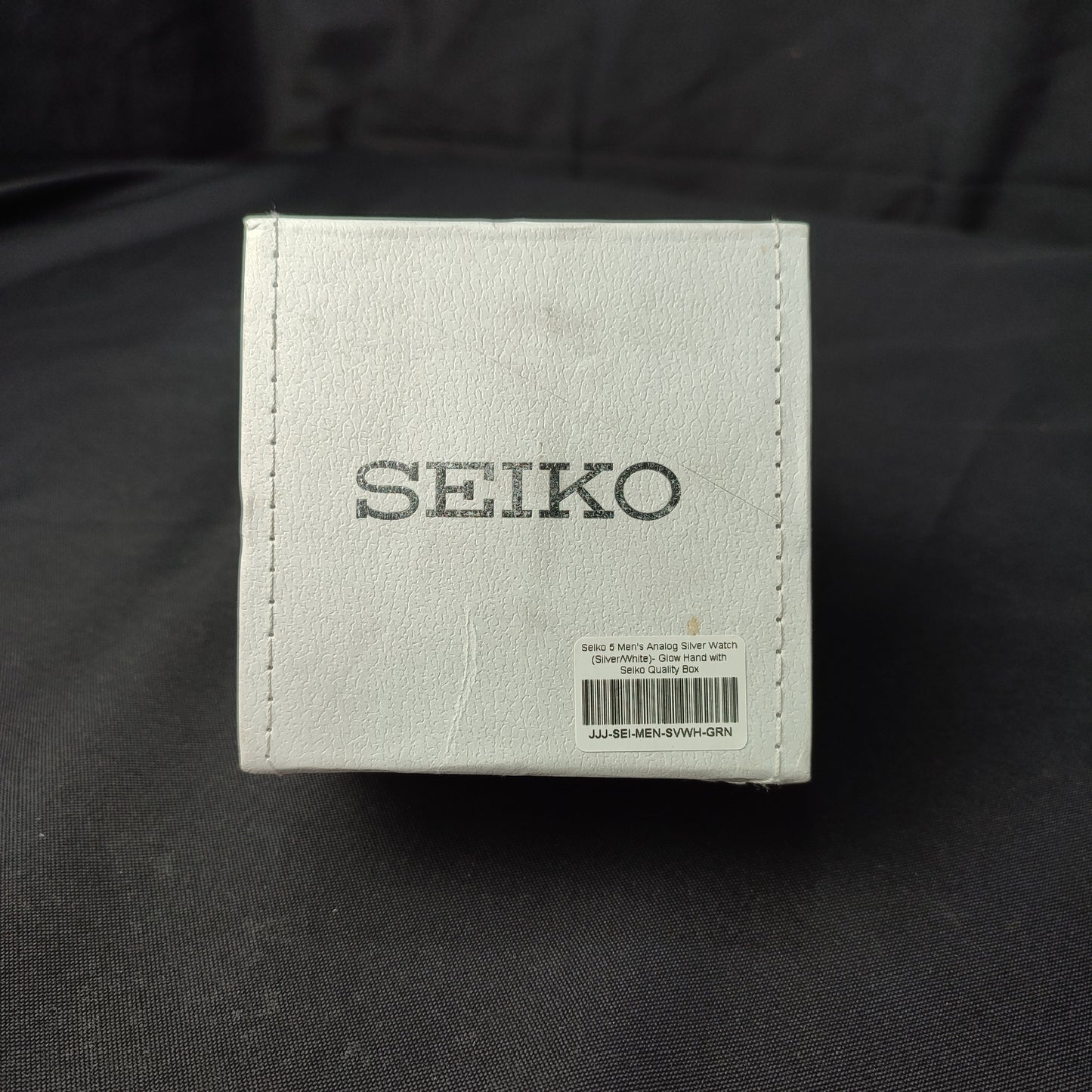 Seiko 5 Men's Analog Silver Watch Glow Hand with Seiko Quality Box