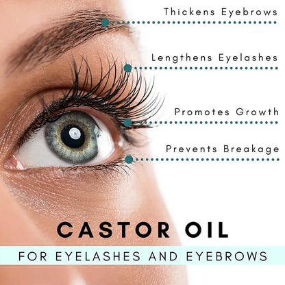 Castor Seed Oil Eyelash and Eyebrow Grower 12ml