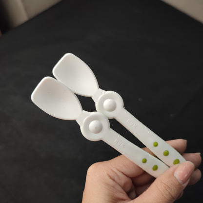 Nuk Plate Tidy Stay Clean Spoon Set