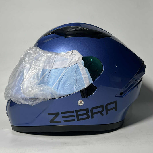 Zebra Dual Visor Full Face Helmet 2024 Alistair (Blue)