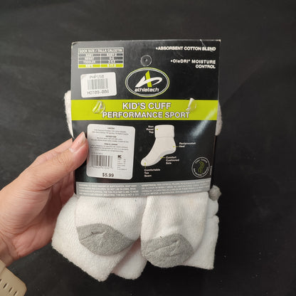 Athletech Kids Socks Size: 3-5 Yrs Old 6pairs - International Mall Pull-out