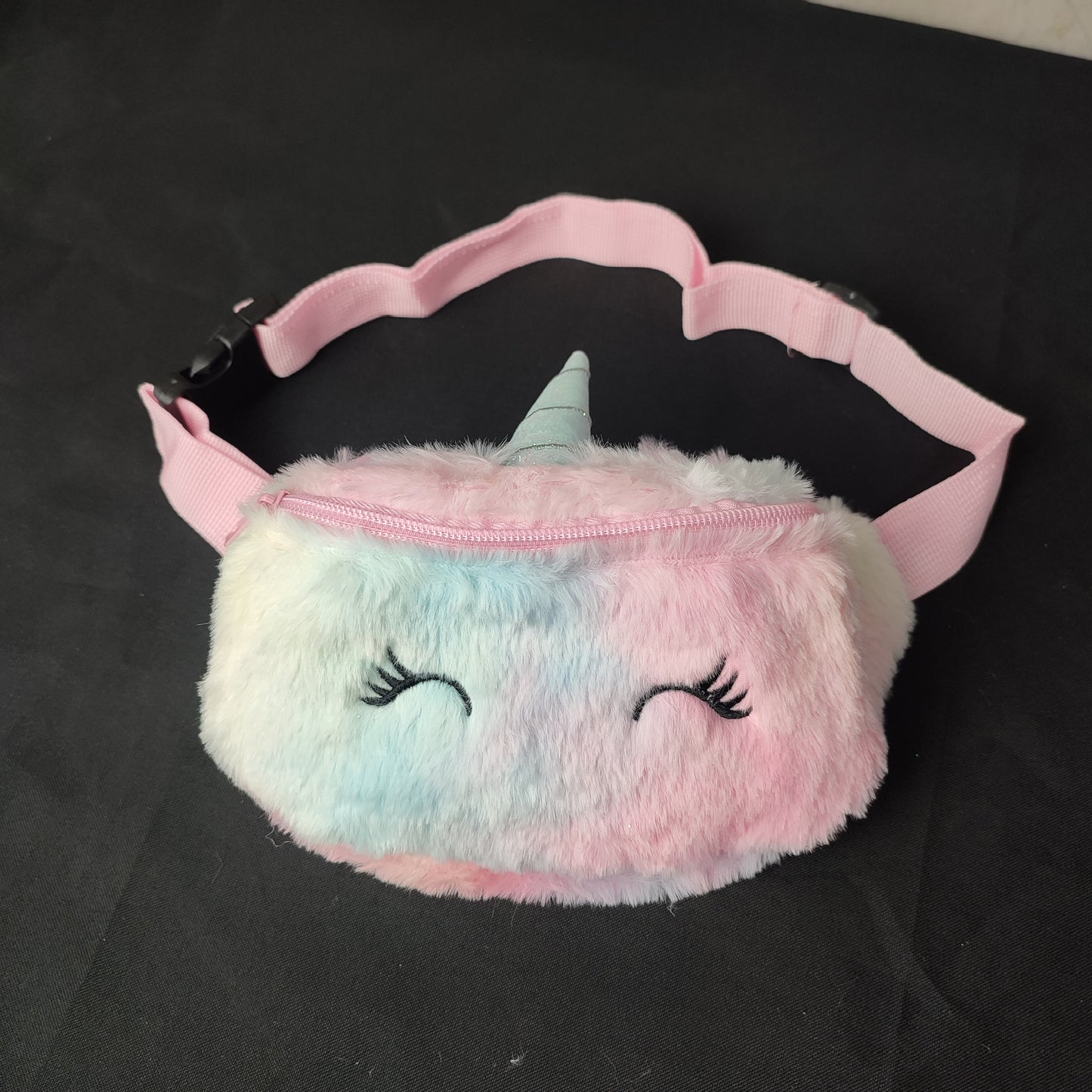 (NADRVU)Cute Unicorn Plush Shoulder Bag For Kids