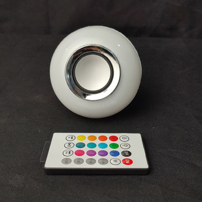 E27 LED Music Bulb with Remote  Bluetooth Speaker