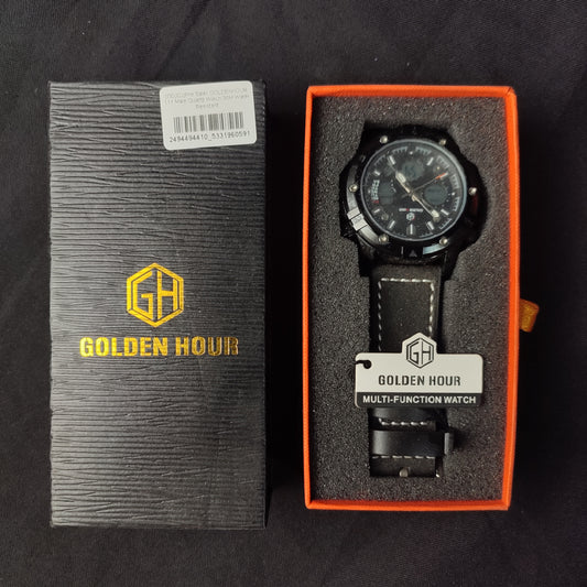 (DDJCJ)Pre Sale! GOLDENHOUR 111 Male Quartz Watch 30M Water Resistant
