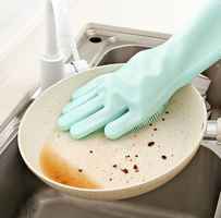 (TAGAHUGAS) Multifunction Silicone Dishwashing Gloves