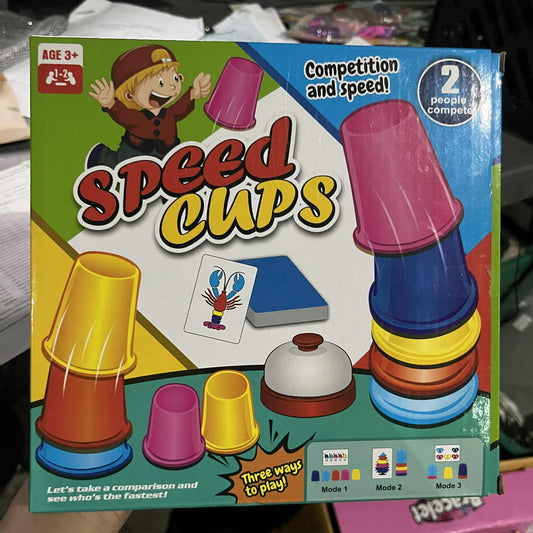 Speed Cups Competition and Speed Three Ways to Play - No.018