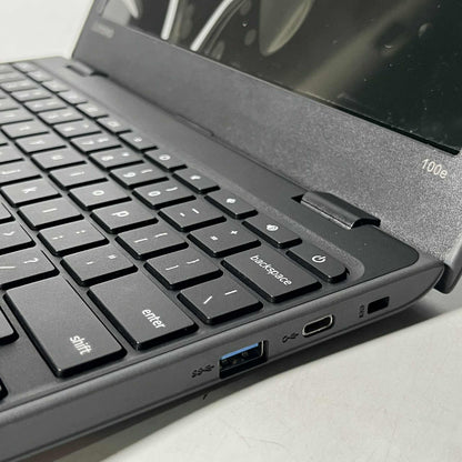 Pre-loved LENOVO 100E 4GB RAM / 32GB ROM (SSD) Chromebook Laptop - (With Playstore) CLASS B