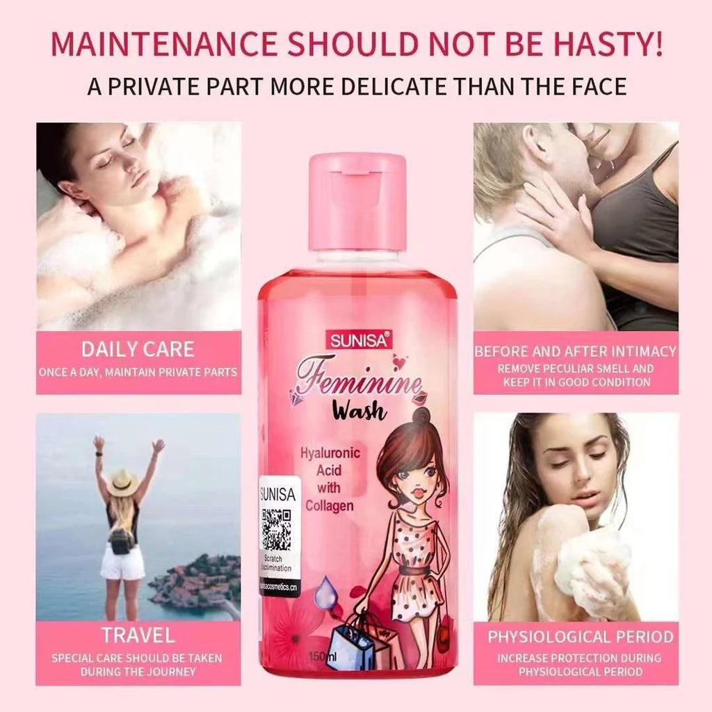 Sunisa Feminine Wash Hyluronic Acid with Collagen 150ml
