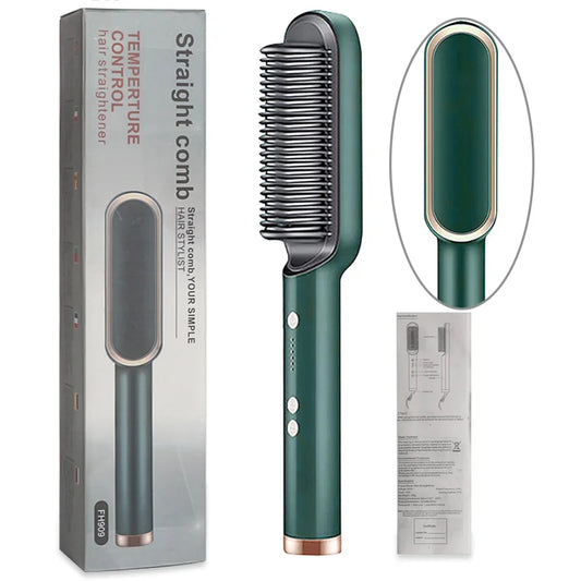 [A1-536] Straight Comb Temperature Control Hair Straightener FH909