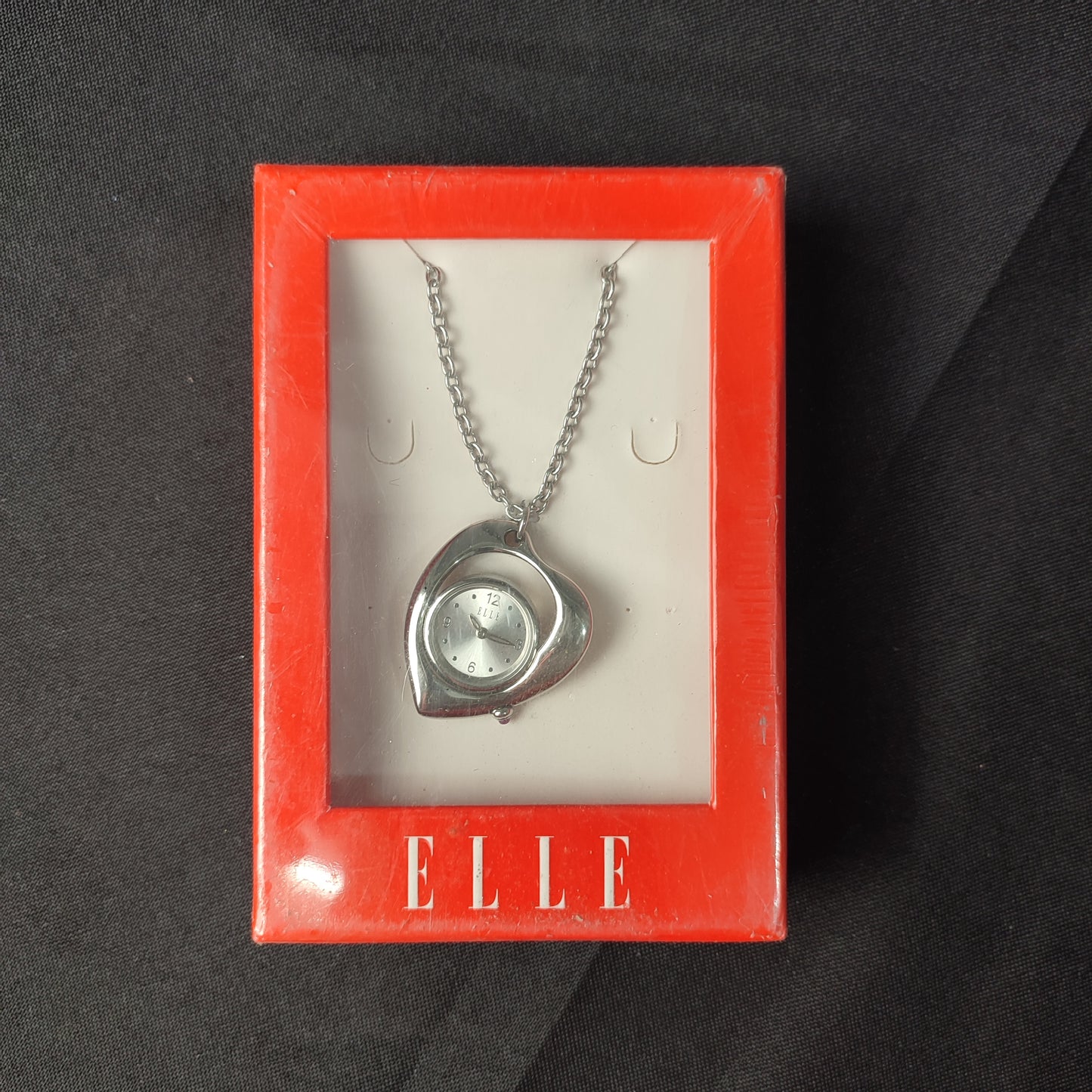 Elle Watch Steel Necklace Heart Shape w/ Box(EL20123C04N)