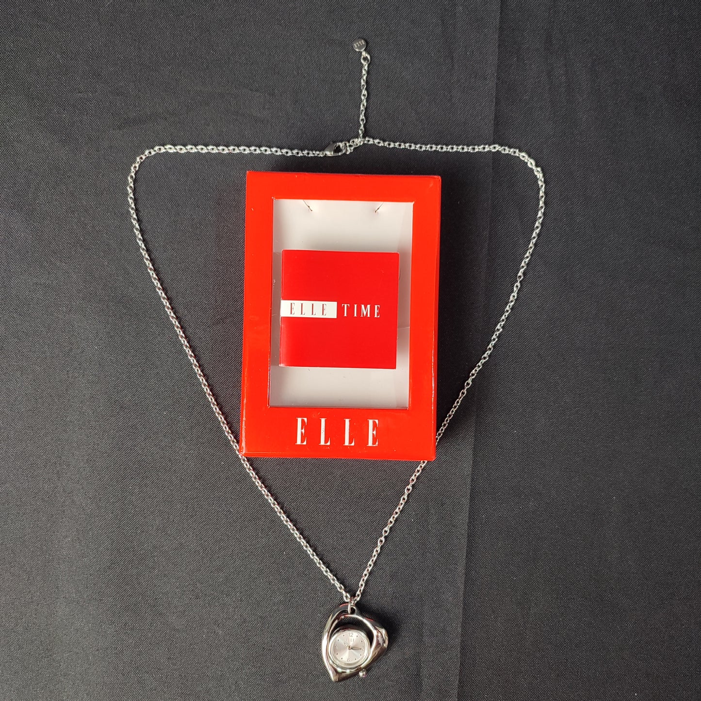 Elle Watch Steel Necklace Heart Shape w/ Box(EL20123C04N)