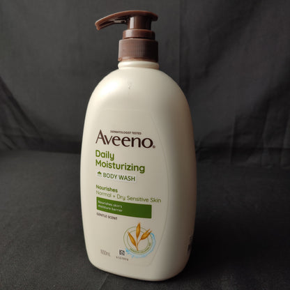 Aveeno Daily Moiturizing Body Wash Nourishes (Gentle Scent) 1 Liter