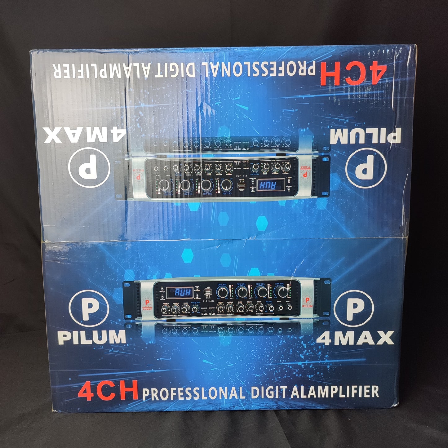 Pilum P-4Max 4ch Professional Digital Amplifier 5000W