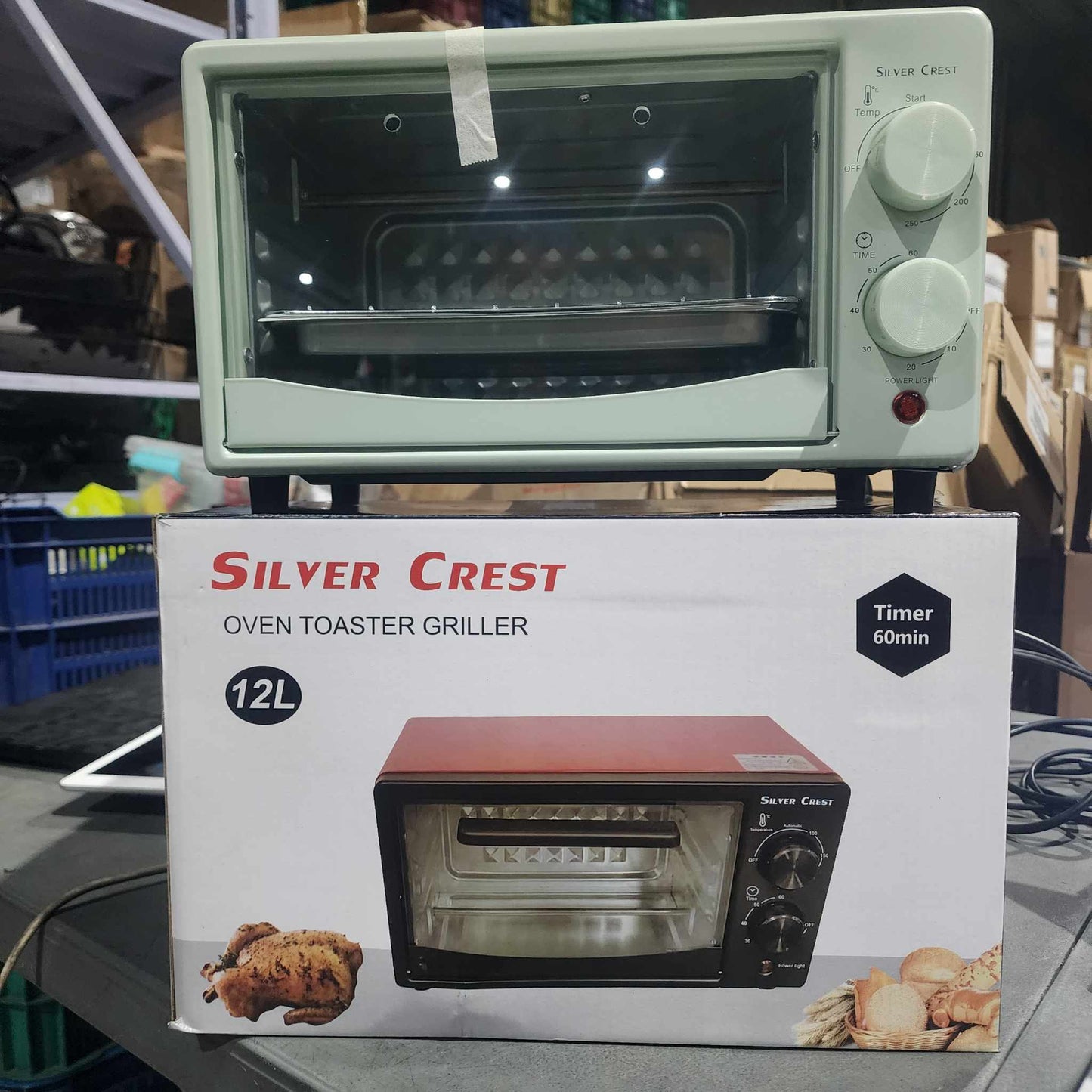 Silver Crest Oven Toaster Griller 12L