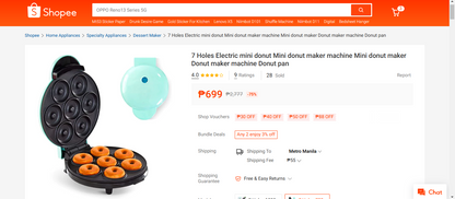 Great Choice Express Mini Donut Maker