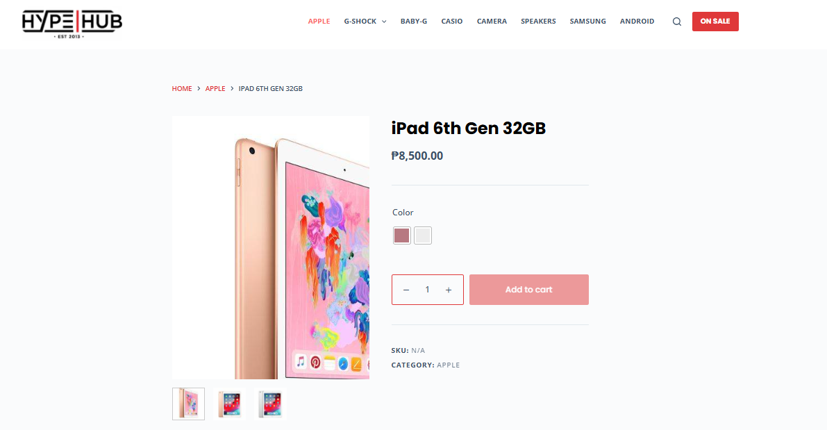 Apple iPad 6th Gen 32GB with Box and Inclusions - BRAND NEW and SEALED