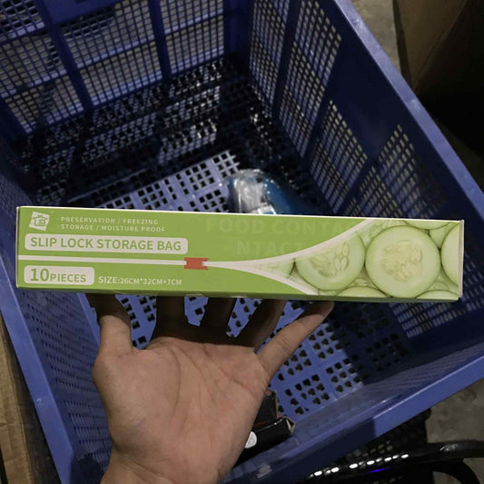 Slip Lock Storage Bag for Food Packaging