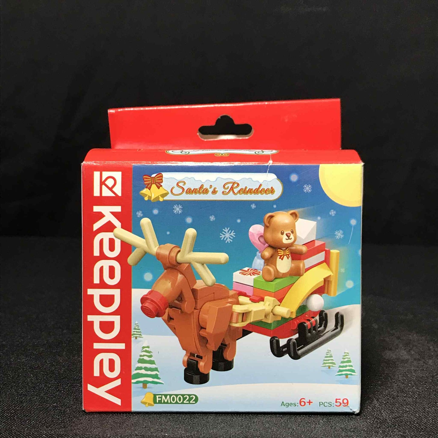 Keeppley Christmas Character Building Block (FM0022 Santa's Reindeer)