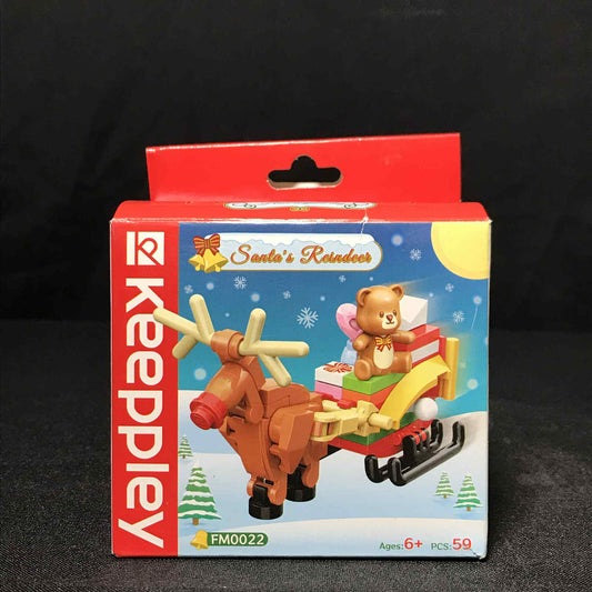 Keeppley Christmas Character Building Block (FM0022 Santa's Reindeer)