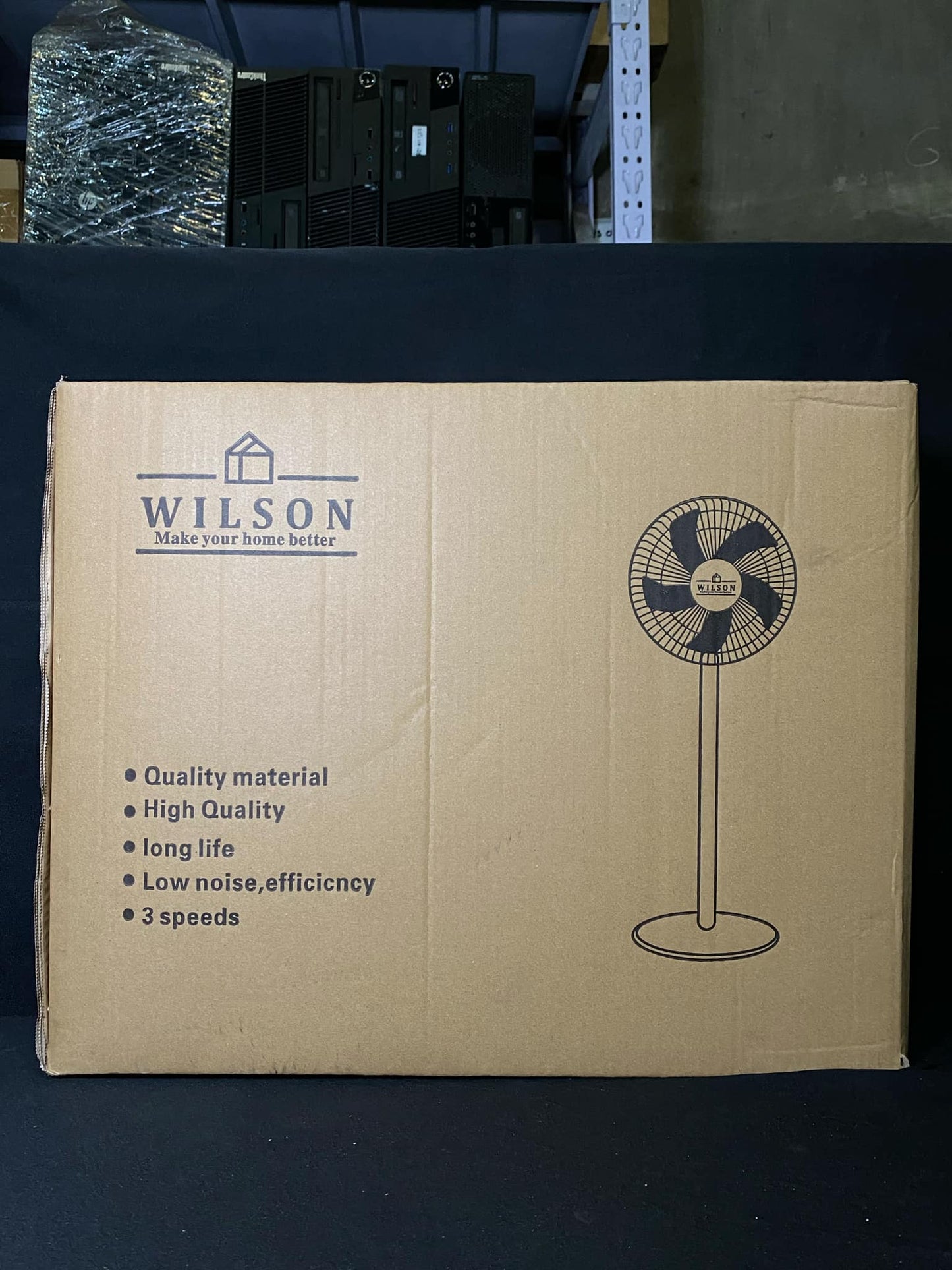 [TV386] Wilson High Quality Stand Fan Low Noise 220-240 VAC