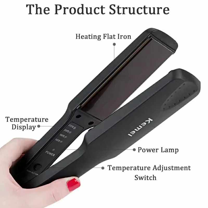 [A1-152] Kemei Professional Hair Straightener KM-329