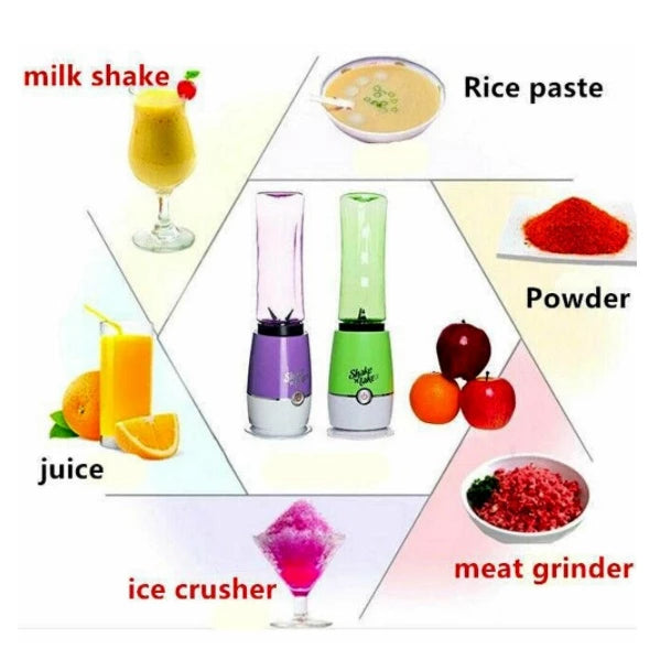 Shake N Take 3 Beauty & Colorful Fruit Juice Blender 16oz
