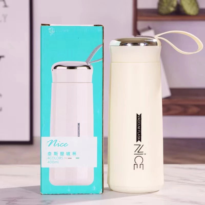 Nice Vacuum Flask Plastic Glass Tumbler 400ml