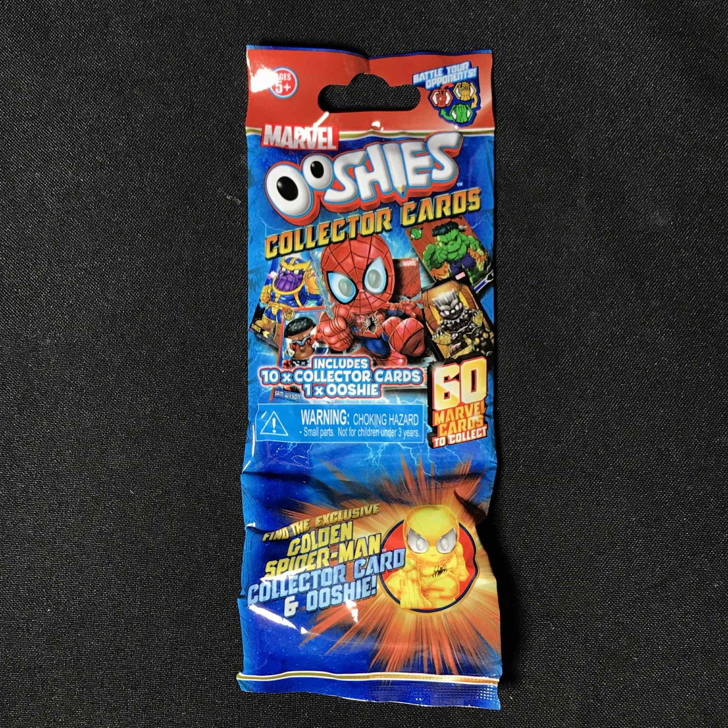 Marvel Ooshies Collector Cards 10 Pack & 1 Ooshie