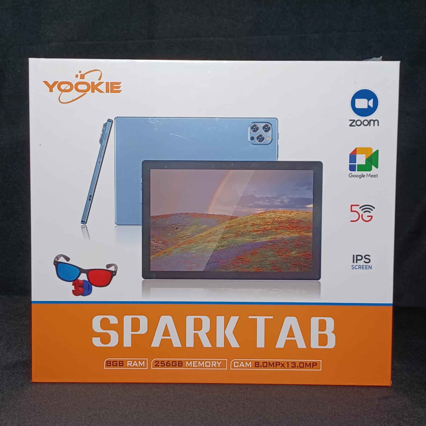 Yookie Spark Tab Android 13 10.1" Screen Display 6000mAh 8gb/256gb