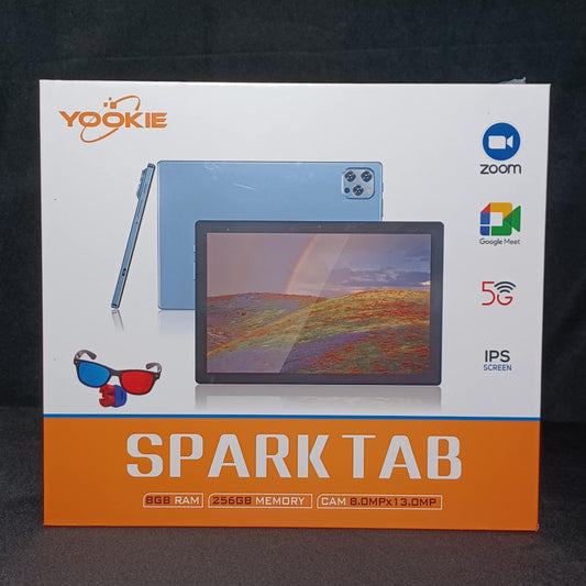 Yookie Spark Tab Android 13 10.1" Screen Display 6000mAh 8gb/256gb