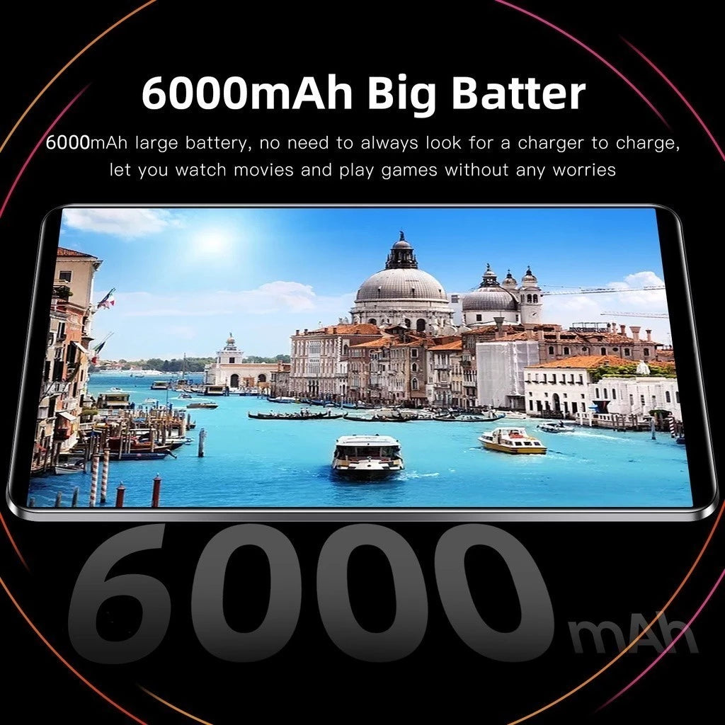 Yookie Tablet Camon Android 13 10.1" Screen Display 6000mAh 12gb/512gb