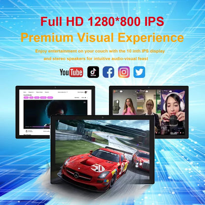 Yookie Tablet Camon Android 13 10.1" Screen Display 6000mAh 12gb/512gb