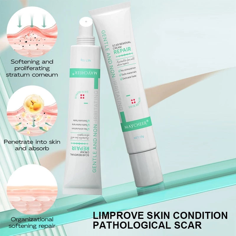 Maycheer Gentle and Non-Irritating Scar Removal Cream Repair 15g