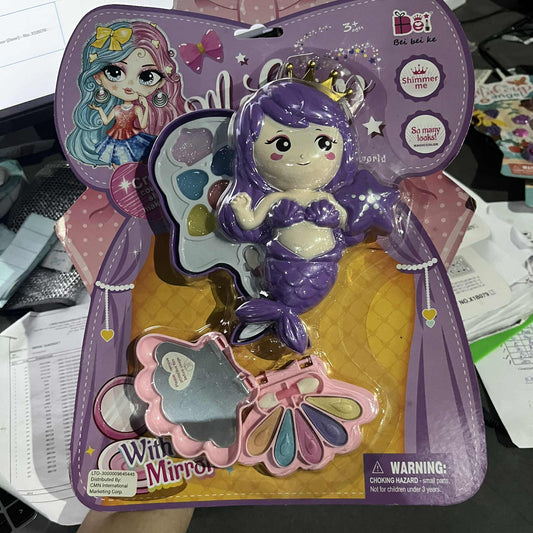 Bei bei ke Makeup Angel Shimmer Me Makeup Set with Mirror (Mermaid) - No. X1B077