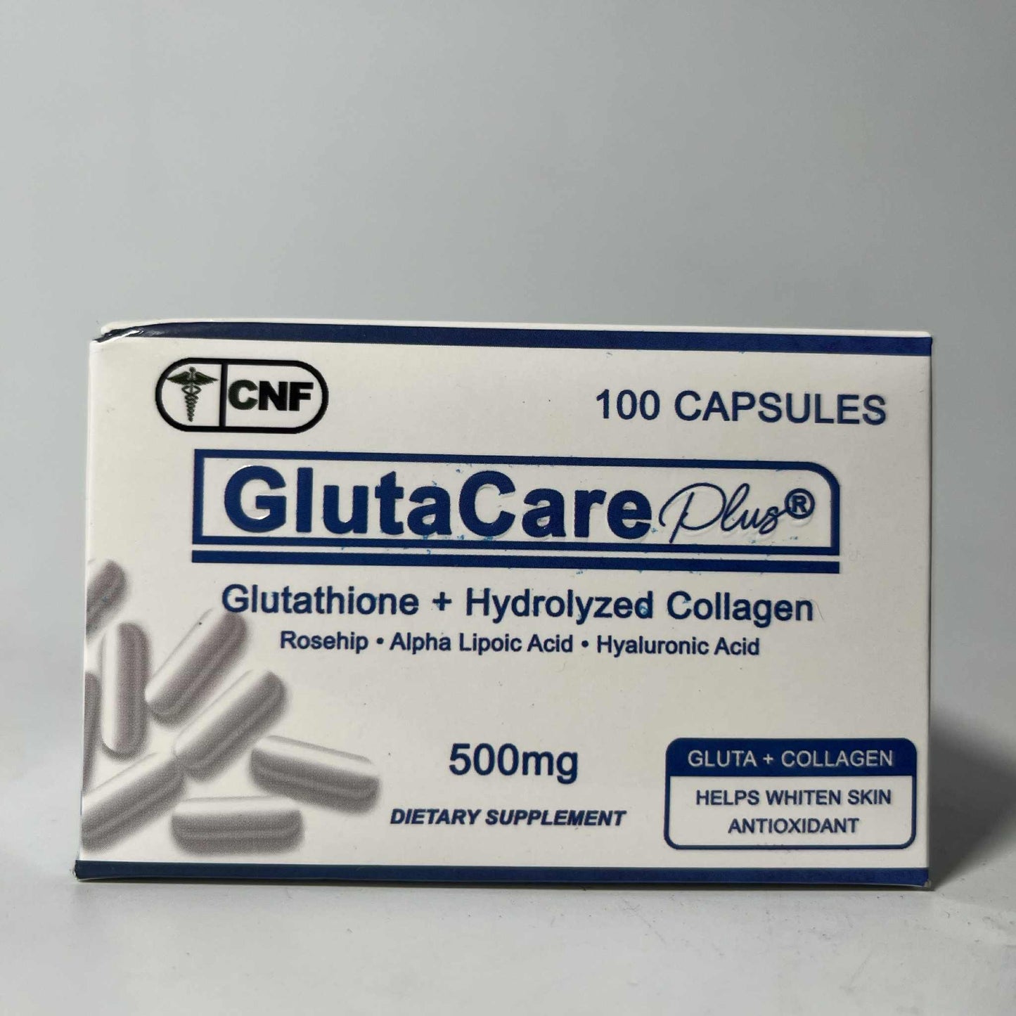CNF Glutacare Plus 100s (500mg) - 100 Capsules