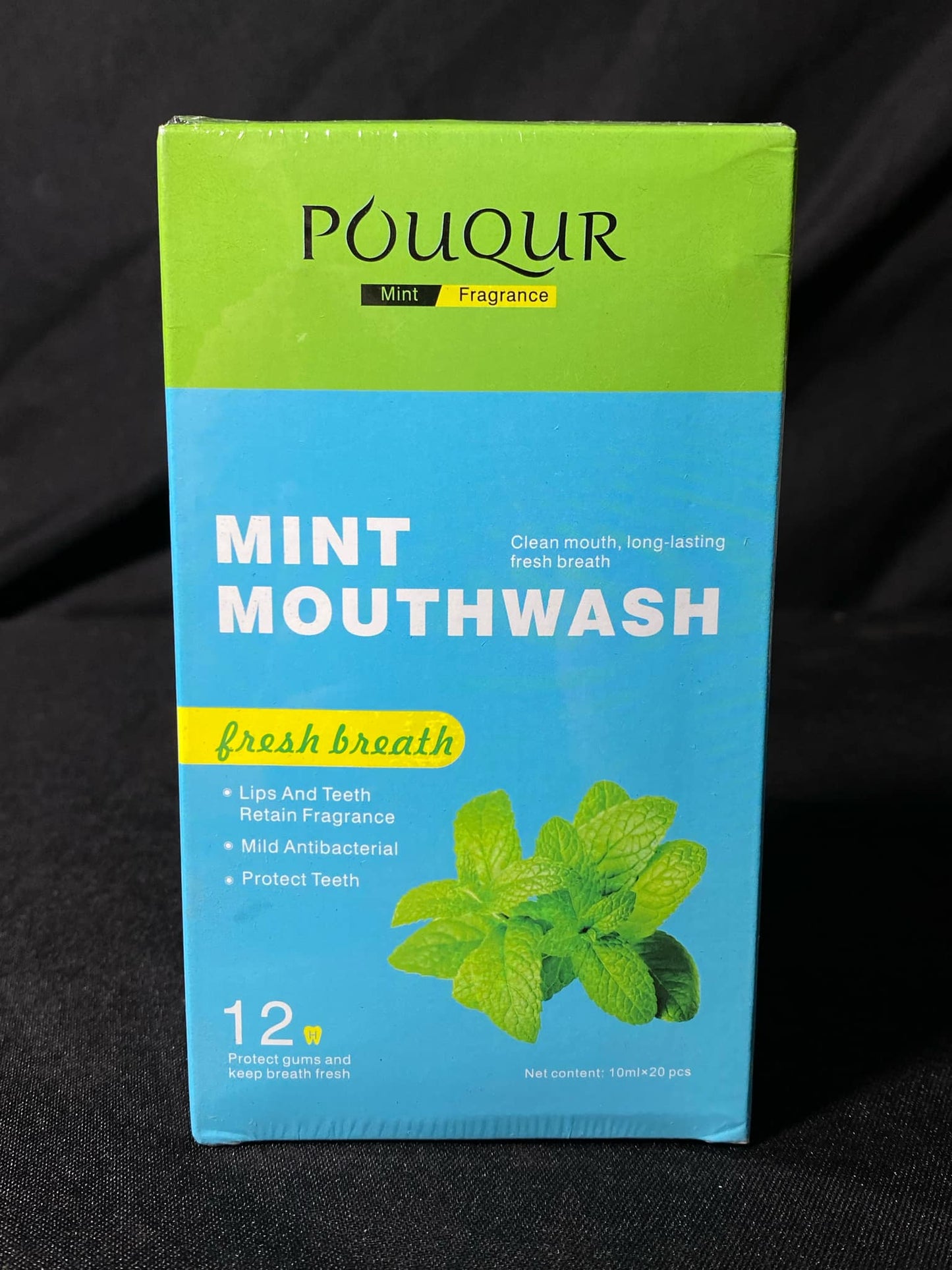 Pouqur Mouthwash Cleansing Oral Care Disposable 10ml - 20pcs