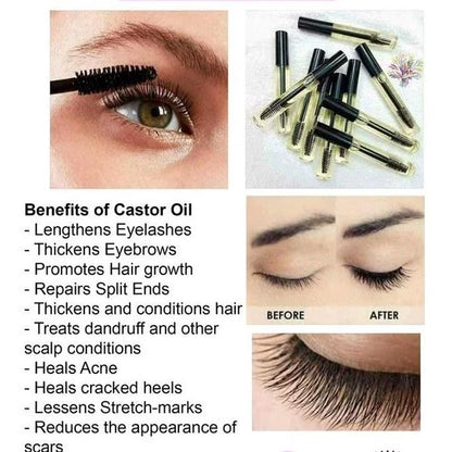 Castor Seed Oil Eyelash and Eyebrow Grower 12ml