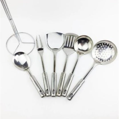[A1-982] Stainless Steel 7pcs Kitchen Tool Set Upscale Kitchenware