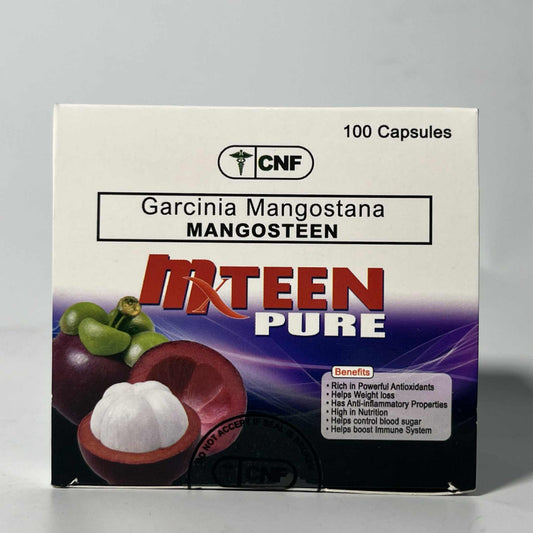 CNF Garcinia Mangostana Mangosteen Mxteen Pure 100s (600mg) - 100 Capsules