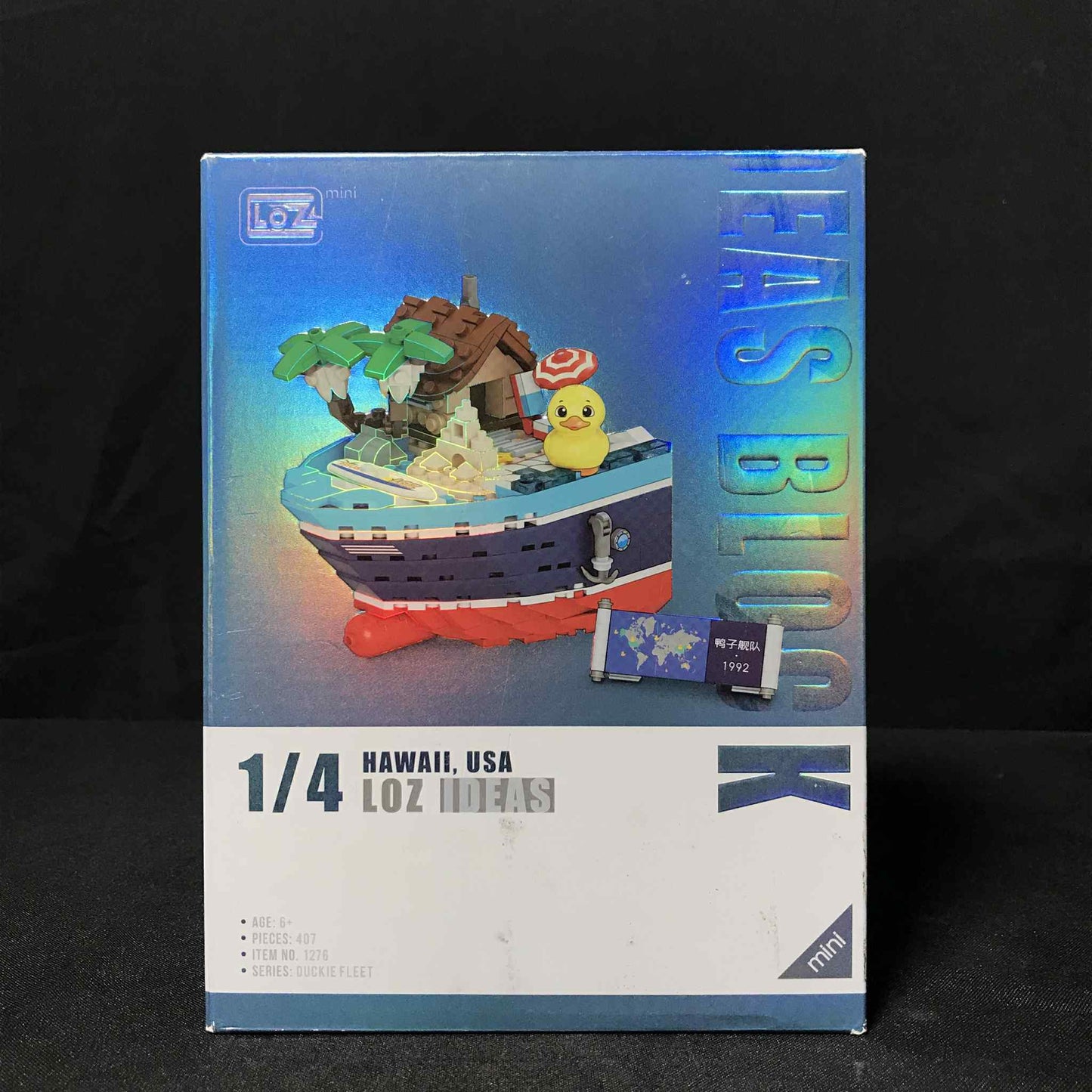 LOZ Mini Blocks 1/4 Hawaii, USA Duckie Fleet 1276