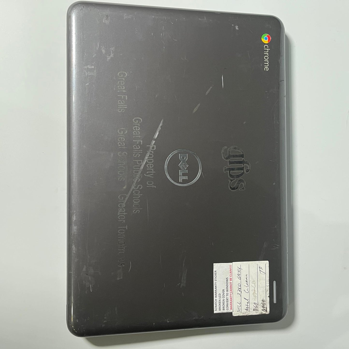 4/16 Pre-loved Chromebook Dell P80G 3380 Laptop with Charger