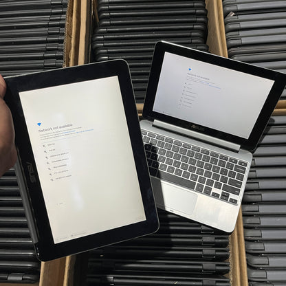Pre-loved Chromebook Asus C100P Flippable Touchscreen Laptop - CLASS B