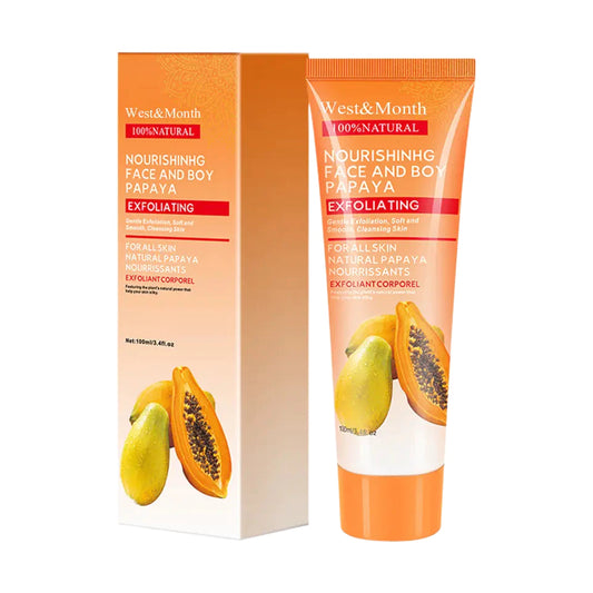 West&Month Nourishing Face and Body Papaya Exfoliating Gel 100ml