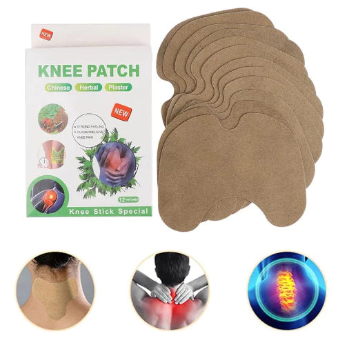 New Knee Patch Chinese Herbal Plaster Pain Relief (10 Patches)